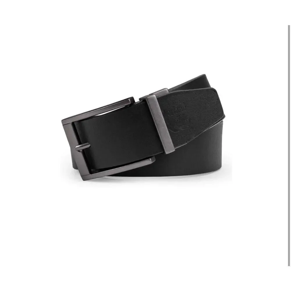 Timberland Men's Belt sz 44” Reversible Leather Belt NEW #K151